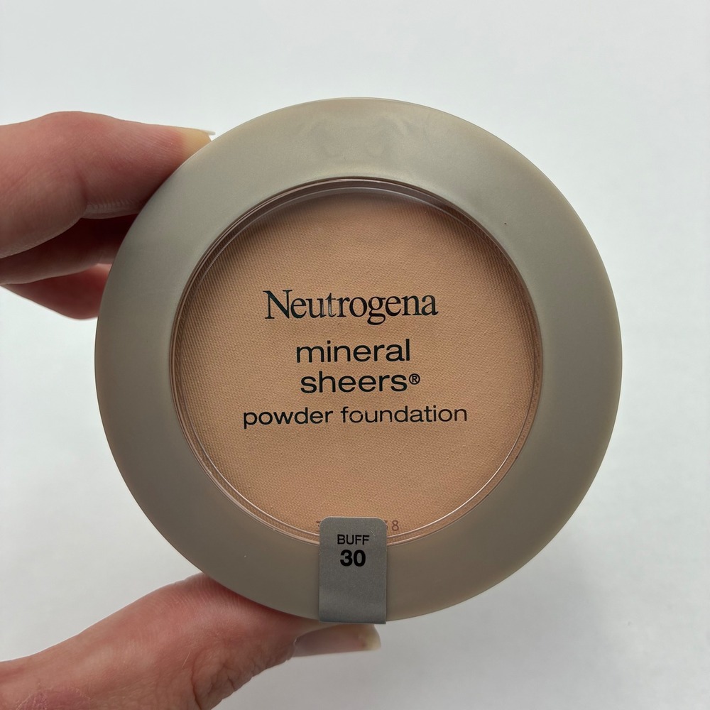 Neutrogena Mineral Sheers Powder Foundation Buff 30 Oil-Free 0.34oz New